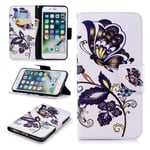 Plånboksfodral Apple iPhone 8 Plus – Elegant Fjäril