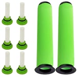 6x Scented Cartridge Freshener Tabs + 2x Filters for GTECH AirRam MK2 K9 Vacuum Cleaner
