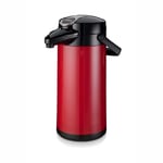 Bonamat - Airpot Furento - Pumptermos - Glaskärna - Hölje i hårdplast - Röd - 2,2 liter