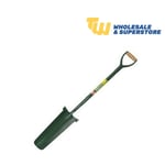 Bulldog Shovel 5NDAM Newcastle All Steel Draining Spade Tool All Metal Digging