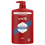 Old Spice Whitewater Shower Gel Men 1000ml, 3-in-1 Mens Shampoo Body-Hair-Face