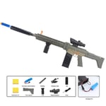 Realistisk leksakspistol för Nerf Guns Dart Automatisk prickskyttegevär med skop
