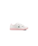 Lacoste Childrens Unisex Carnaby Evo Kids White Trainers - Size UK 13 Kids