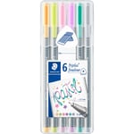 Triplus® Fineliner Pastell 6-p Staedtler