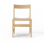 Massproductions - Waiter XL Chair, Natural Oak, Utan klädsel
