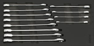 Ringspärrnyckelsats Rak 12-Kant SFS 1/3 12 Dela Sonic