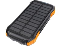 Choetech B658 Solar Powerbank 2X Usb 10000Mah Qi 5W (Black And Orange)