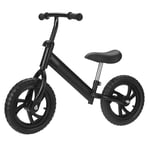 Kids'bike,No Pedal Scooter Yo-Yo Balancing Car,12 Inch Children's Two-Wheel Bicycle,for 2-6 Years Old Children Learning Walk Two Wheels Sports Toys,Black