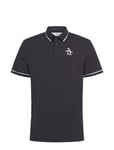 Original Penguin Golf Ss Heritage Piped Polo Svart