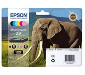 Epson 24 Multipack T2428 XP-950 XP-860 XP-760 XP-55 Elephant Genuine Printer Ink