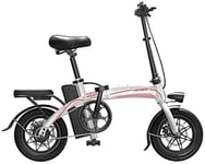 LAZNG Electric bicycle Folding Electric Bike - Portable and Easy to Store Lithium-Ion Battery and Silent Motor E-Bike Thumb Throttle with LCD Speed Display Max Speed 35 km/h Disc Brakes