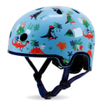 Micro Dinosaur Deluxe Printed Helmet Small 51-54cm for Scooters & Bikes