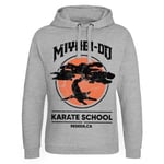 Hybris Miyagi-Do Karate School Epic Hoodie Herr (S,HeatherGrey)