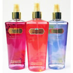 Victoria's Secret 3-pack Fragrance Mist Pure Daydream/sensual Blush/secret Charm - Transparent