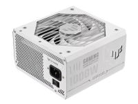 ASUS TUF Gaming - White Edition - strømforsyning (intern) - ATX12V 3.0/ EPS12V - 80 PLUS Gold - AC 100-240 V - 1000 watt - aktiv PFC - hvit