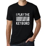 Homme Tee-Shirt Idée De Clavier De Joueur Pour Les Sports D'équipe - Gamer Keyboard Esports Idea - T-Shirt Graphique Éco-Responsable Vintage Cadeau Nouveauté