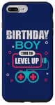 Coque pour iPhone 7 Plus/8 Plus Birthday Boy Time To Up Level Up Retro Gamer, amateur de jeux vidéo