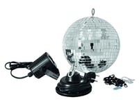 Komplett LED 20 cm Discoboll set