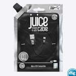 Juice Micro USB Charging Cable 1.5m | PS4, Samsung, Huawei, Oppo - Black