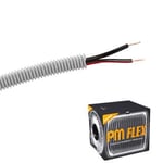 Flexrör med LED-kabel RQUB 2x0,75 BOX 100m