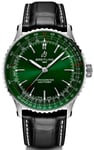Breitling Watch Navitimer Automatic 41 Green Leather