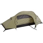 Mil-Tec Recom One Person Army Tent Camping Hiking Festival Travel Shelter Coyote