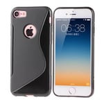 Case For Apple Iphone 8 S-line Silicone Gel Skin In Various Colours Phone Cover