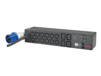 APC Metered Rack PDU AP7822B - Strømfordelerenhet (kan monteres i rack) - AC 200/208/230 V - inngang: IEC 60309 32A - utgangskontakter: 16 (power IEC 60320 C13, IEC 60320 C19) - 2U - 3.66 m kabel - for P/N: SCL400RMJ1U, SCL500RMI1UC, SCL500RMI1UNC, SMTL1000RMI2UC, SMTL750RMI2UC