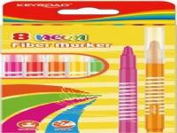 Keyroad felt-tip pens KEYROAD Fiber Marker, neon, 8pcs, pendant, assorted colors