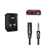 ADAM Audio T7V Studio Starter Bundle Including Focusrite Scarlett 2i2 and Two XLR to TRS Cables