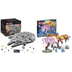 LEGO 75192 Star Wars Millennium Falcon, UCS Set for Adults, Model Kit to Build with Han Solo & Avatar Toruk Makto & Tree of Souls, Buildable Toy