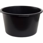 Balja Nordiska plast Rund Svart 65L