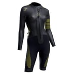 Colting Wetsuits Women's Swimrun Wetsuit Sr03 Black/Yellow S, Black/Yellow
