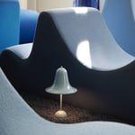 Pantop portable bordslampa dusty blue