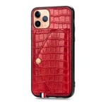 Iphone 11 Pro Max - Skal Med Kortfack Röd