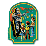 Steven Rhodes - Respect Your Elders Sticker, Accessories