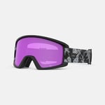 Giro Womens Dylan Snow Goggles - Black and Grey Botanical LX, Amber Pink/Yellow Lens