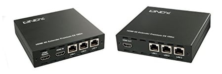 Lindy Kit Extender (amplificateur) HDMI 4K Digital Signage Premium C6 100m, avec HDBaseT et PoH