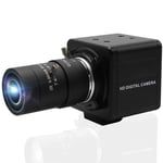 SVPRO 2MP USB Web Camera Full HD Webcam with 5-50mm Manual Zoom Lens Mini USB with Camera 10X Optical Zoom Camera 30fps/60fps/100fps CMOS OV2710 PC Desktop Camera 1080P