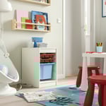 IKEA IKEA TROFAST förvaringskomb med back/brickor, vit röd/ljusblå, 34x44x56 cm 34x44x56 cm