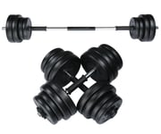 RIP X 30kg Dumbbell Set Barbell Bar with Joiner Weight Lift Training Home Gym