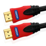 Ultimate Red HDMI Cable 2m Set-top box LED LCD 1080p v1.3 Blu-ray Game Console