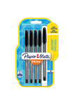 Papermate Paper Mate InkJoy 100ST Ballpoint Pens | Medium Point (1.0mm) | Black | 4 Count