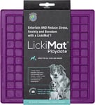 Lickimat LICKI MAT - Dog Bowl Playdate Purple 20X20Cm (645.5336)