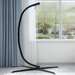 LAIZERE® Support pour fauteuil suspendu 217cm Soutien en acier pour accrocher balancelle et chaises suspendues poids max 150kg mét