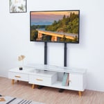 UNHO Meuble tv Pied pour led lcd Ecrans de 32-65 Pouces Fixation vesa 600x400 Samsung Sony lg Charge 40kg - Unho