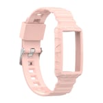 Fitbit Charge 4 klockarmband i silikon - Rosa