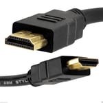 REALMAX [New Version] 0.5m 1m 2m 3m 4m 5m 10m High Speed HDMI Cable For All HD Ready Devices Smart TV Xbox PS4 PS3 Laptop HDTV Virgin Sky BT Set Top Box Projector DVD BluRay Player PC And More (0.5m)