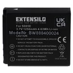 EXTENSILO Batterie compatible avec Leica D-Lux 2, D-Lux 3, C-Lux 1 appareil photo, reflex numérique (1250mAh, 3,7V, Li-ion)