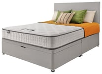 Silentnight Memory Kingsize Half Ottoman Bed - Grey King Size